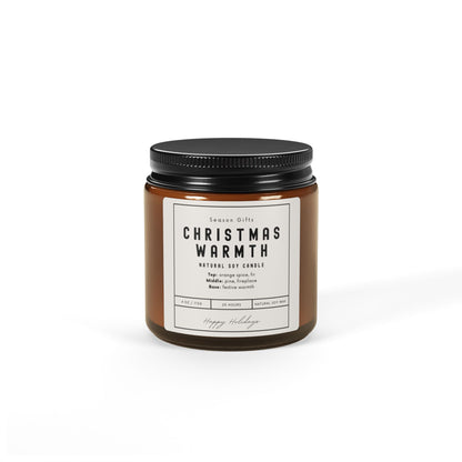 Christmas Warmth Scented Soy Candle 4 oz