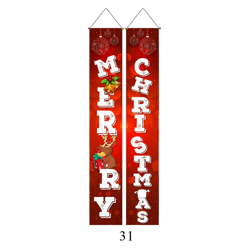 Christmas Door Banner Decoration