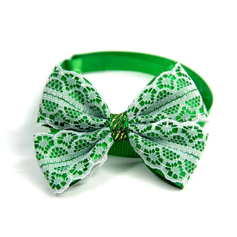 Holiday Pet Bow Collar