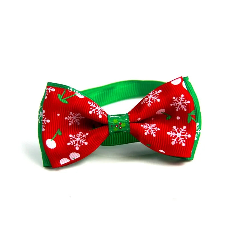 Holiday Pet Bow Collar