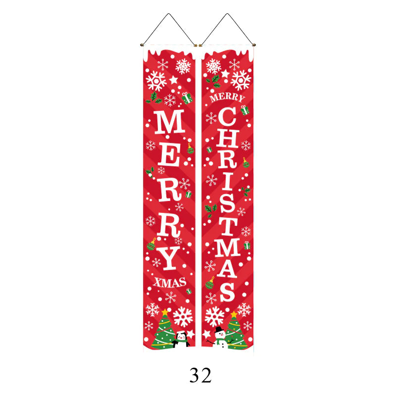 Christmas Door Banner Decoration