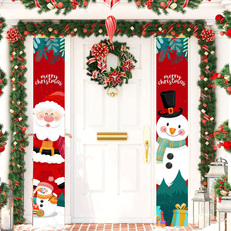 Christmas Door Banner Decoration