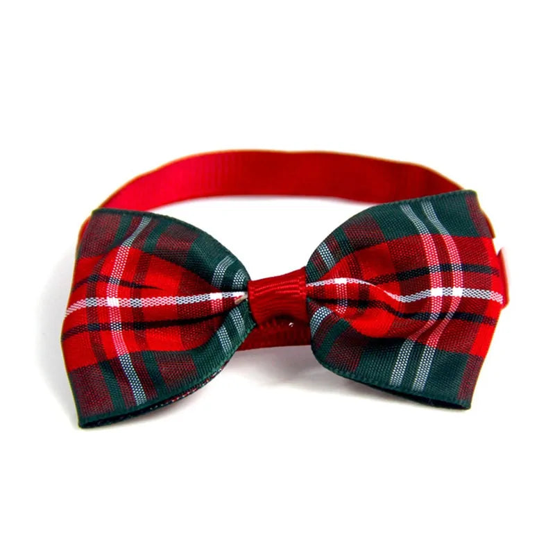 Holiday Pet Bow Collar